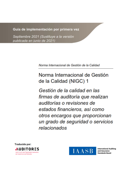 Norma Internacional de Gestin de la Calidad (NIGC) 1