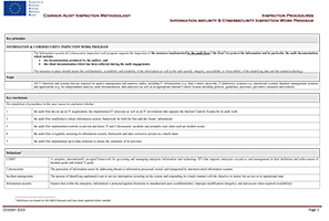 Gua sobre Metodologa comn de inspeccin: programa de trabajo de auditoria TI a nivel de encargo (COESA-Septiembre2023)_ES