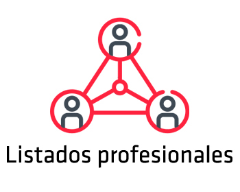 Listados profesionales